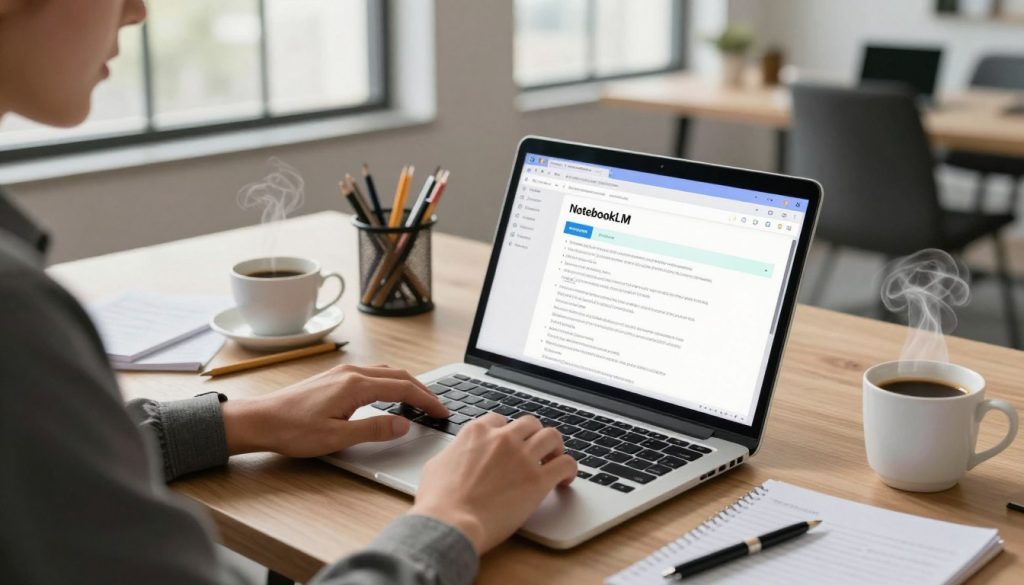 مولد متن خلاقانه با NotebookLM